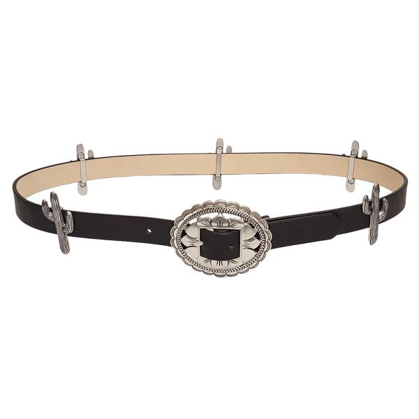 WESTERN CACTUS CONCHO BELT - M/L SIZE