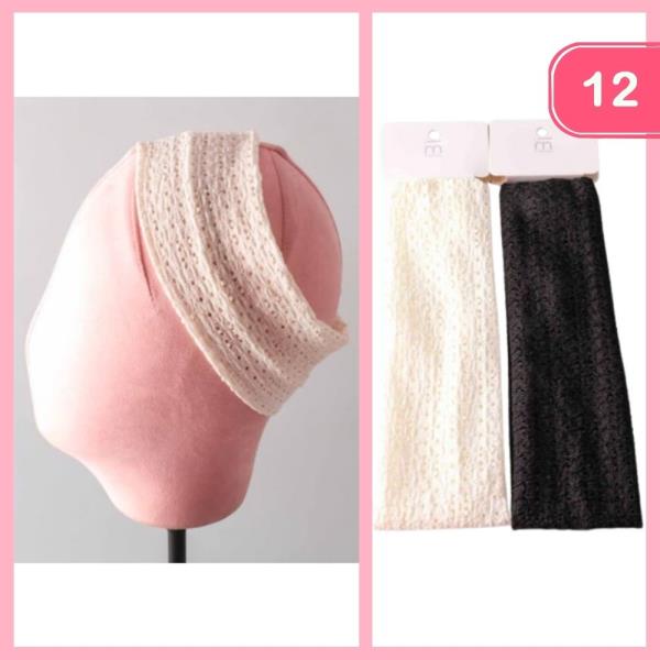 EYELET HEADWRAP (12 UNITS)