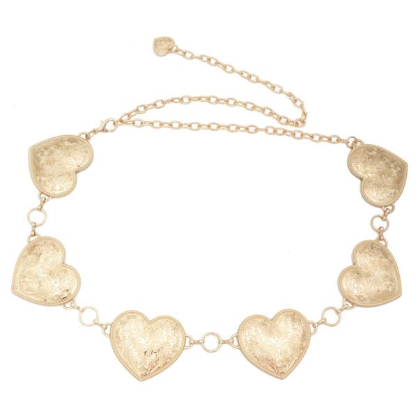 SOUTHERN HEART CHAIN CONCHO BELT