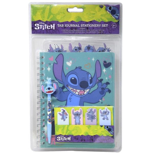 STITCH TABBED JOURNAL SET W PEN AND STICKY NOTES