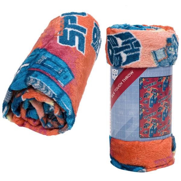 TRANSFORMERS AUTOBOTS SILK TOUCH THROW BLANKET