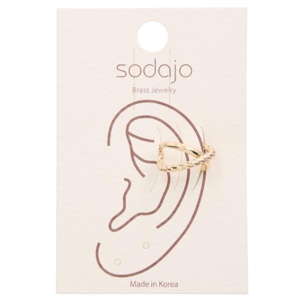 SODAJO CRISS CROSS METAL EAR CUFF