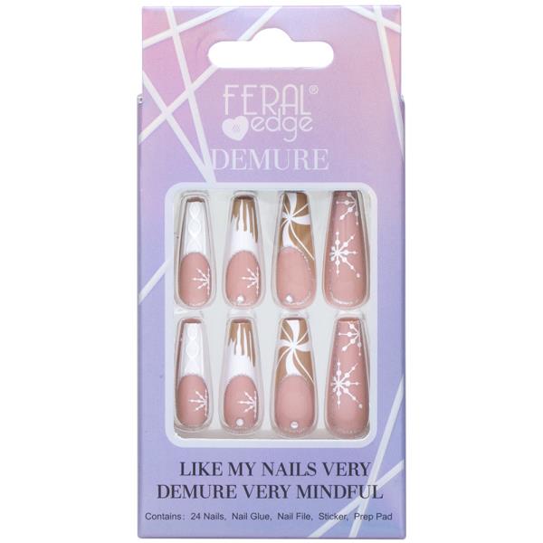 FERAL EDGE DEMURE DESIGN153 NAIL DECORATION SET