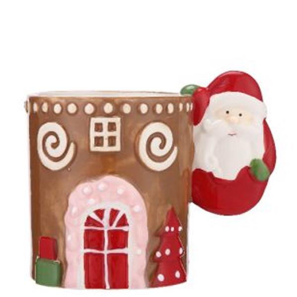 SANTA CLAUS HOUSE HOLIDAY MUG CUP