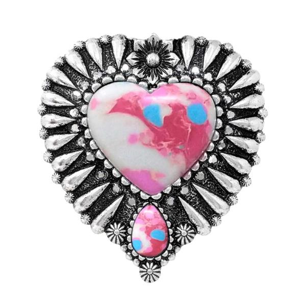 WESTERN HEART SHAPE RING