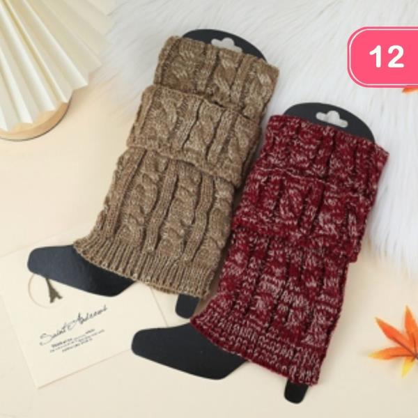 CABLE KNIT LEG WARMER (12 UNITS)
