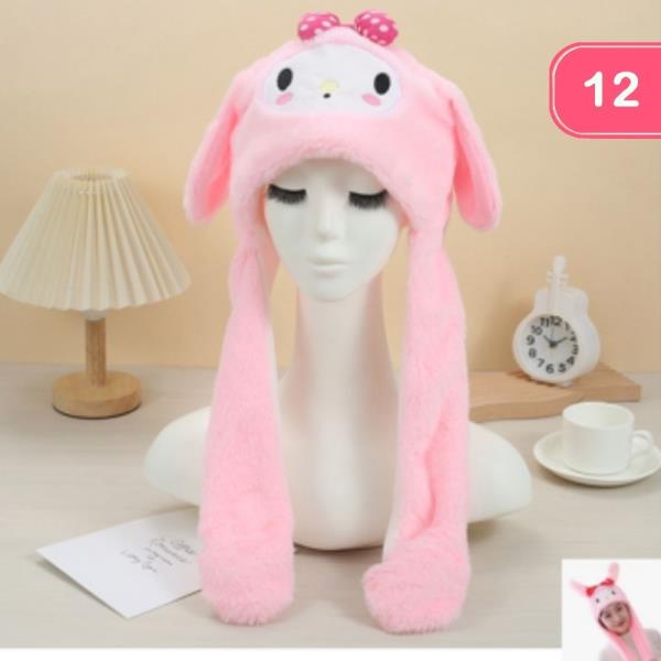 PLUSH LONG-EAR FUR-LINED WINTER HAT (12 UNITS)