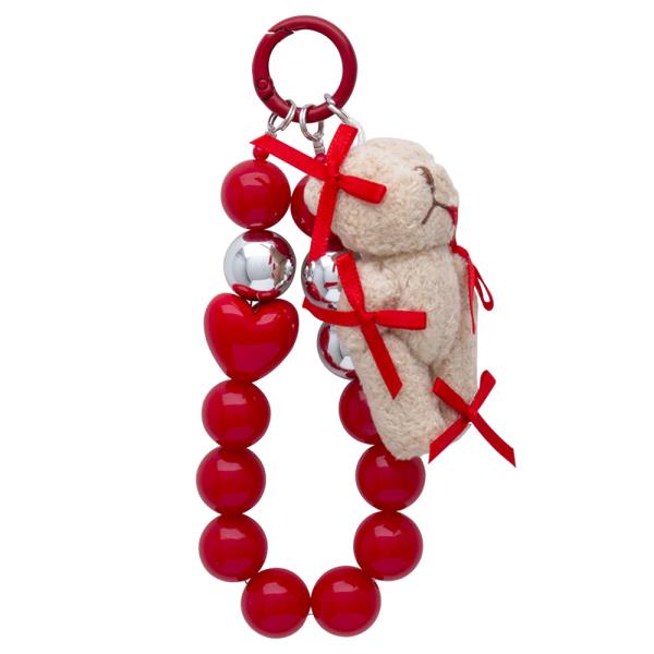 CUTE BEAD DOLL BAG CHARM KEY CHAIN