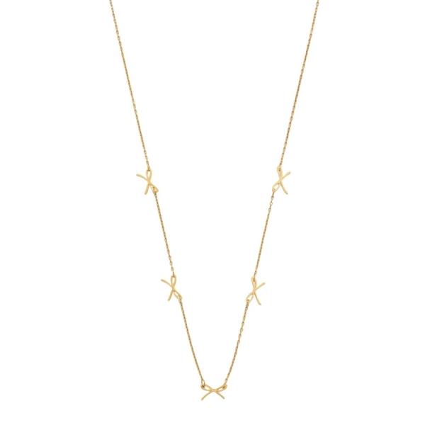 SODAJO GOLD DIPPED STAR CHARM DROP NECKLACE