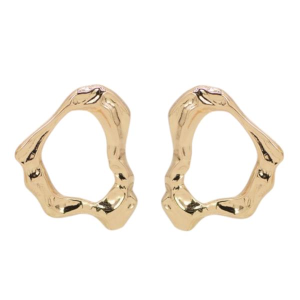 ORGANIC SHAPE METAL EARRING