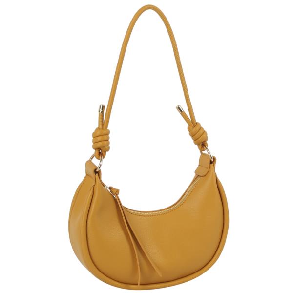 SMOOTH CURVED SHOULDER BAG