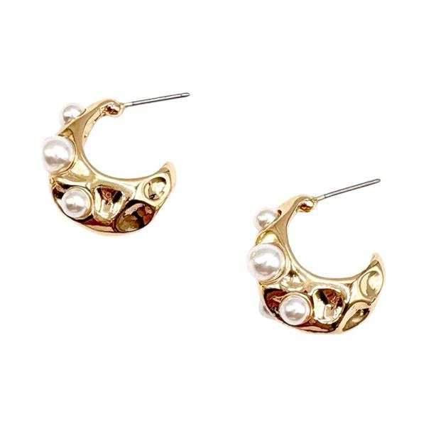 HOOP PEARL EARRING