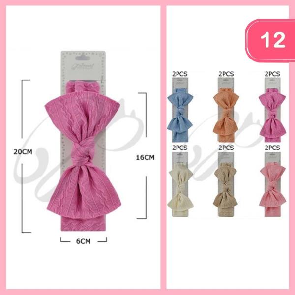 BOW HEADBAND (12 UNITS)