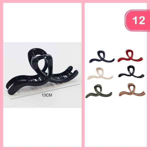 HAIR CLAW CLIP (12 UNITS)