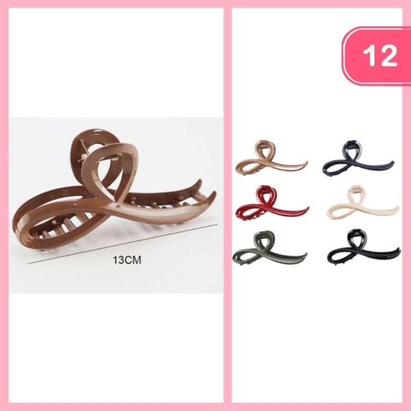 HAIR CLAW CLIP (12 UNITS)