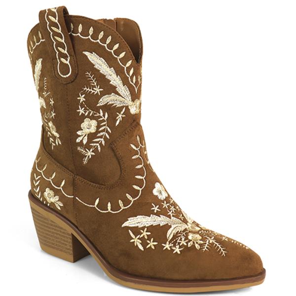 WESTERN DESIGN HEEL BOOTS 12 PAIRS