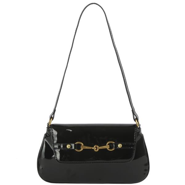CHIC GLOSSY SHOULDER BAG