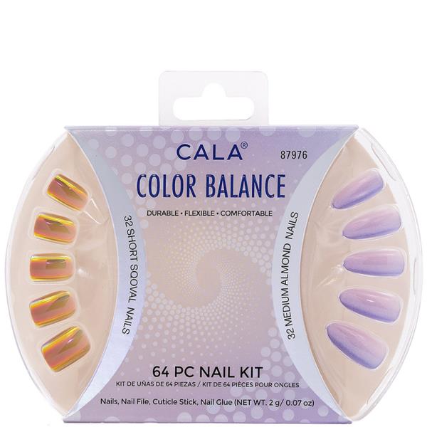 CALA COLOR BALANCE COPPER AND LAVENDER 64PCS