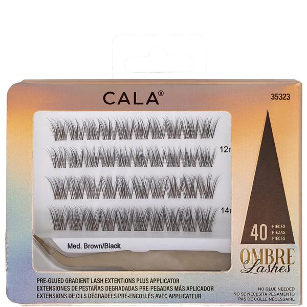 CALA OMBRE EYE LASH CLUSTERS MED BROWN