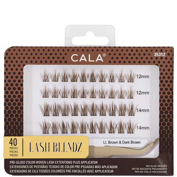 CALA LASH BLENDZ EYE LASH CLUSTERS LIGHT AND DARK BROWN