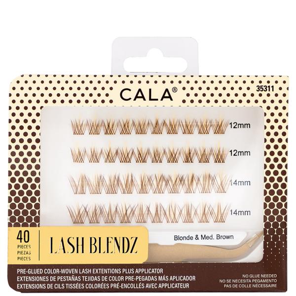 CALA EYE LASH BLENDZ CLUSTERS BLONDE AND MEDIUM BROWN
