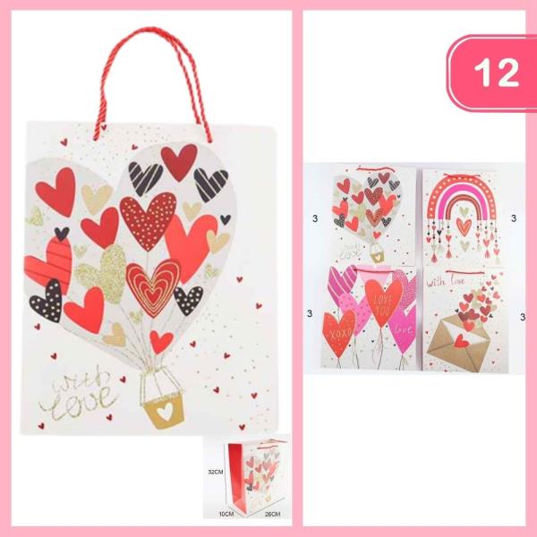 VALENTINES DAY GIFT BAG (12 UNITS)