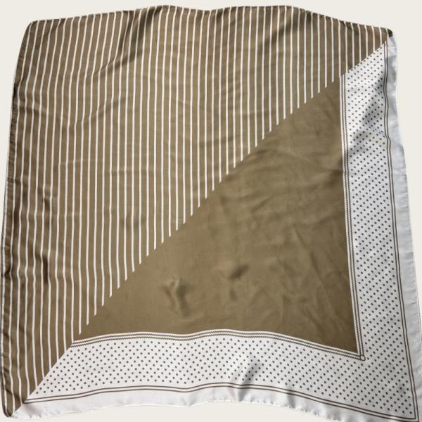 STRIPED SILKY BANDANA – MULTI-PURPOSE FASHION SCARF