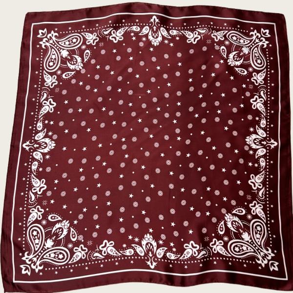 NEW PAISLEY SILKY SQUARE SCARF - MULTI-USE