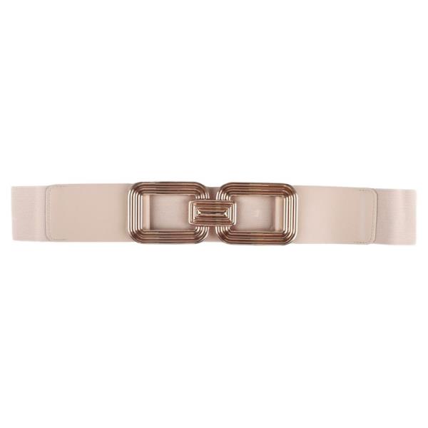 DOUBLE METAL LINK ELASTIC BELT