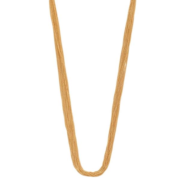 SODAJO DAINTY CHAIN LINK GOLD DIPPED NECKLACE