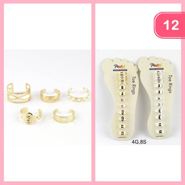 TOE RINGS (12 UNITS)