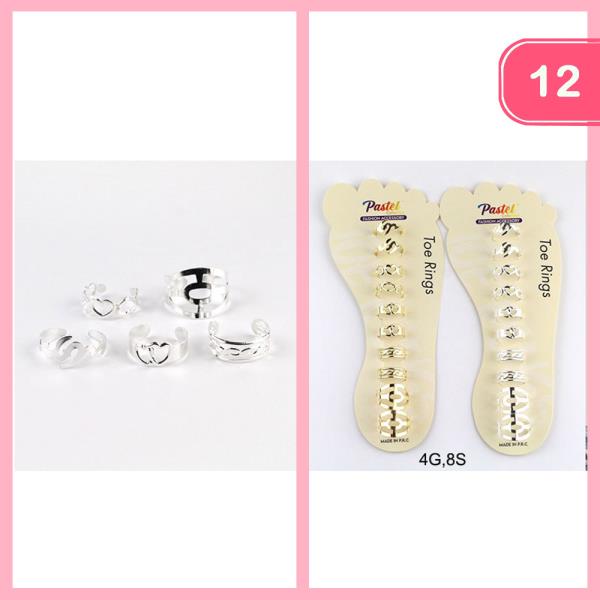 TOE RINGS (12 UNITS)