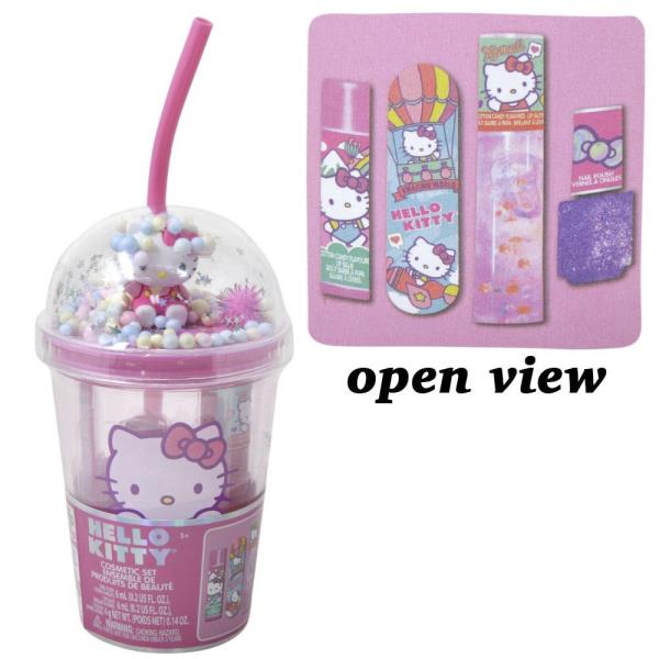 HELLO KITTY COSMETICS IN TUMBLER