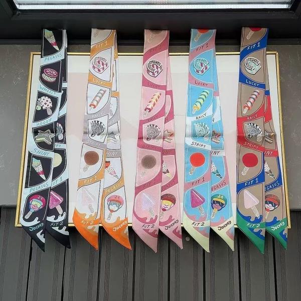 ICON GRAPHIC SILKY TWILLY SCARF