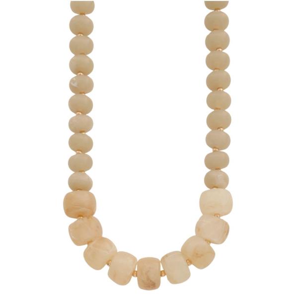 ACETATE BEAD NECKLACE