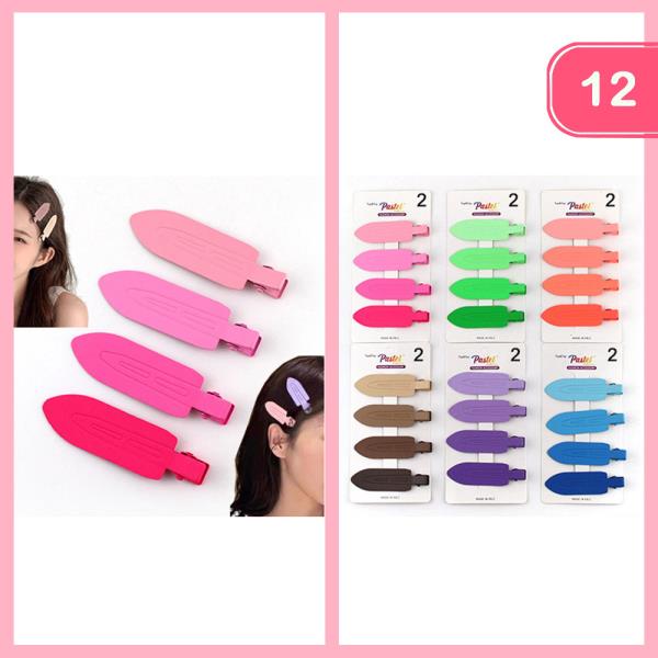 HAIR CLIP SET (12 UNITS)
