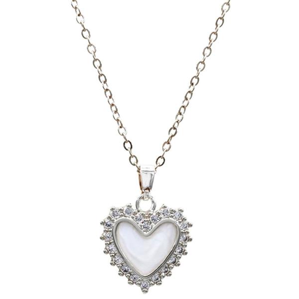 HEART STAINLESS STEEL PENDANT NECKLACE