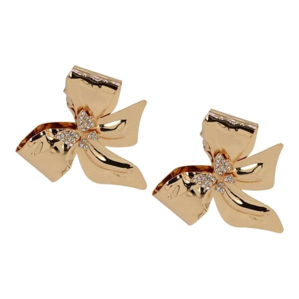 METAL BOW STUD EARRING