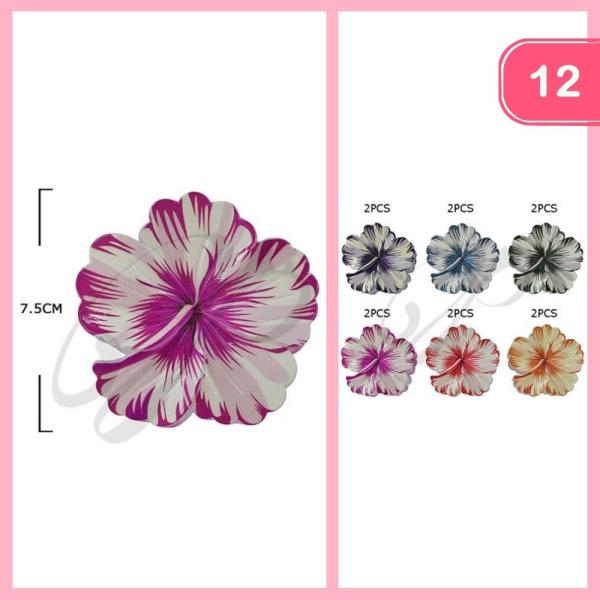 FLOWER HIAR CLAW CLIP (12 UNITS)