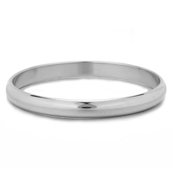 SECRET BOX STAINLESS STEEL PLAIN 8MM BANGLE BRACELET