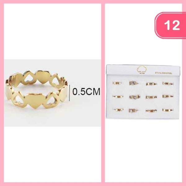 HEART RING (12 UNITS)