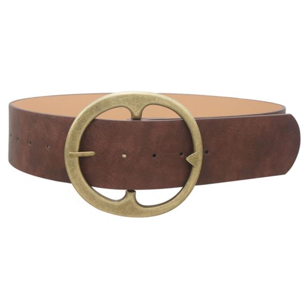 CIRCLE BUCKLE BOHO WIDE BELT