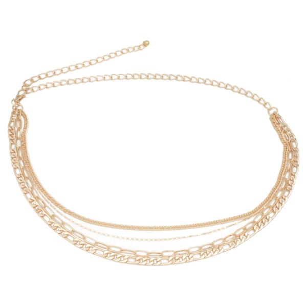 PC PAPERCLIP CHAIN MIX DRAPE CHAIN BELT