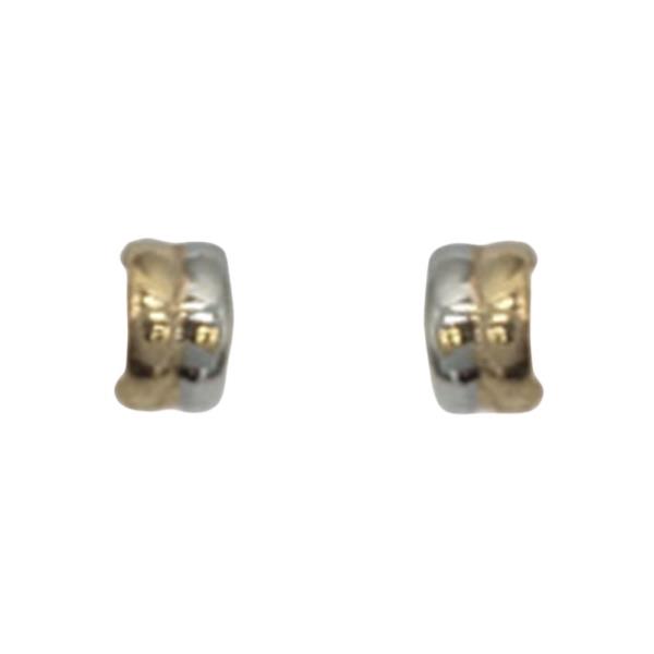 18K BRASS MINI HOOP STUD EARRING