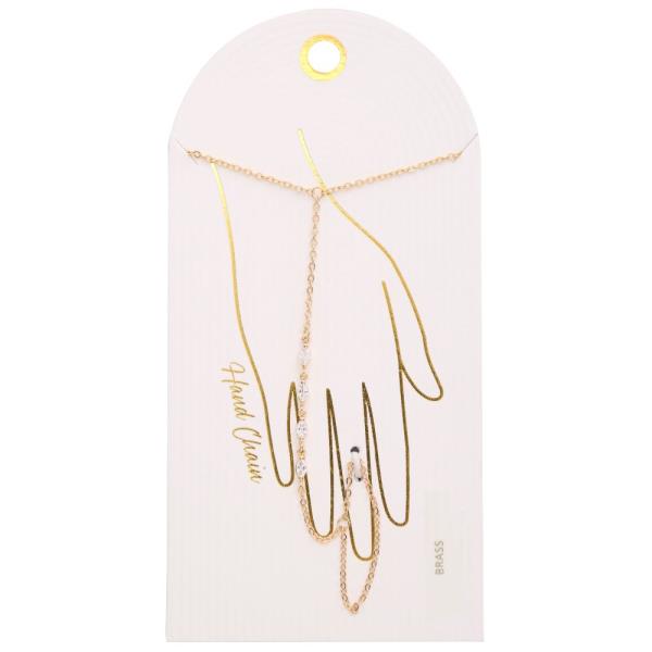 TWO TONE METAL HAND CHAIN