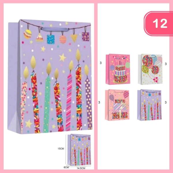 BIRTHDAY GIFT BAG (12 UNITS)