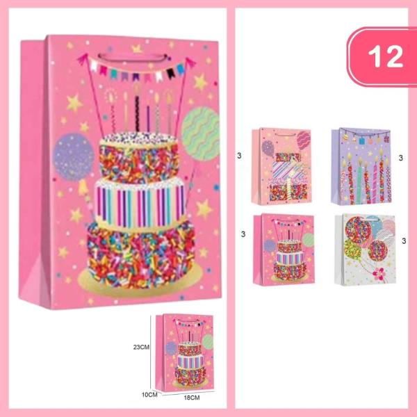 BIRTHDAY GIFT BAG (12 UNITS)
