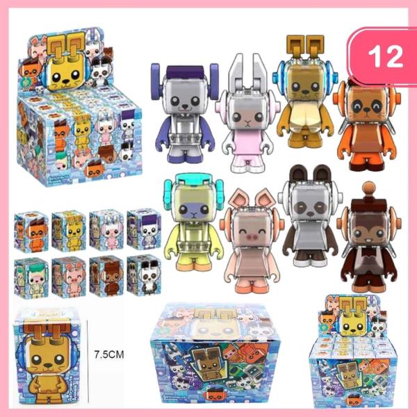 ANIMAL GAME BUILDING BLOCKS (12 UNITS)