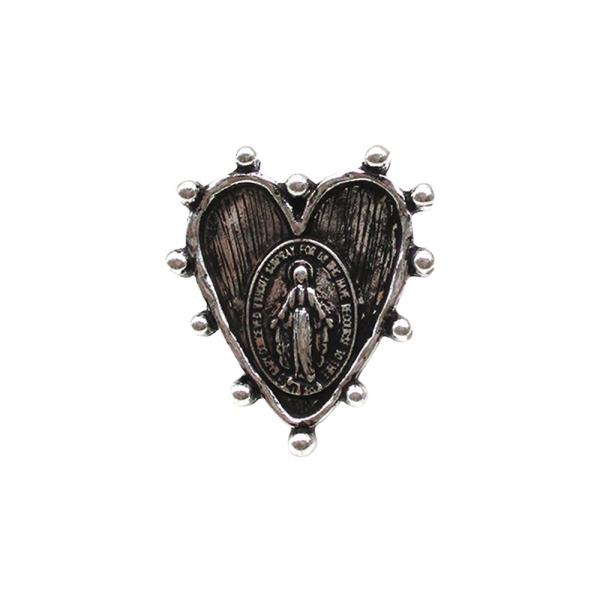 WESTERN RELIGIOUS HEART RING
