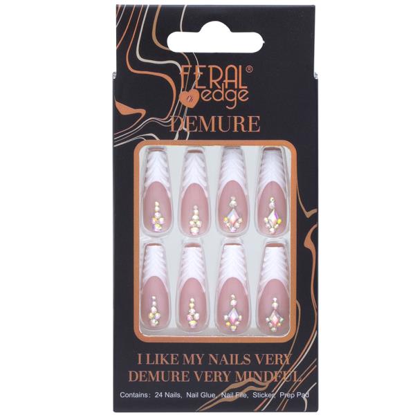 FERAL EDGE DEMURE DESIGN11 NAIL DECORATION SET